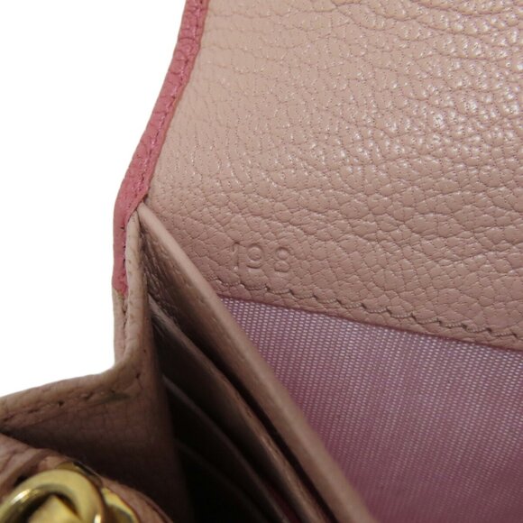 miu miu Ribbon Long Wallet Leather Women's - Picture 7 of 11